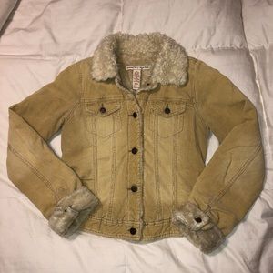 Corduroy Fleece Lined Jacket